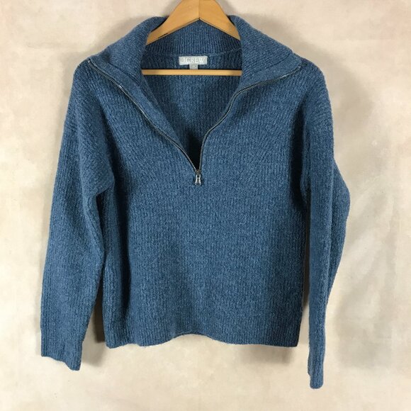 J. Crew Women's Half-zip Sweater XS - Picture 2 of 9